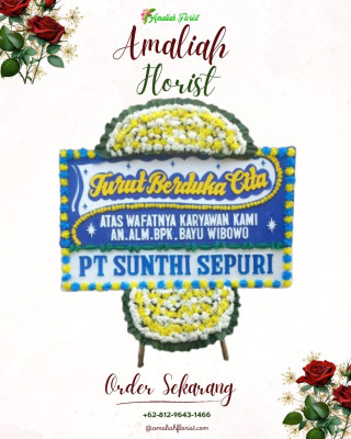 Papan Bunga Duka di Sei Sikambing D