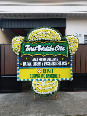 Papan Bunga Duka di Sei Sikambing D