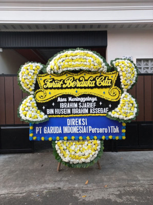 Papan Bunga Duka di Sei Sikambing D