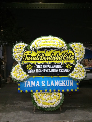 Papan Bunga Duka di Sei Sikambing D
